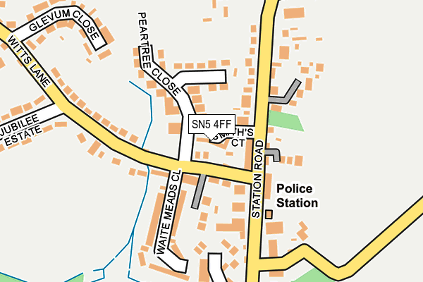 SN5 4FF map - OS OpenMap – Local (Ordnance Survey)
