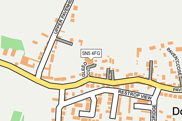 SN5 4FG map - OS OpenMap – Local (Ordnance Survey)