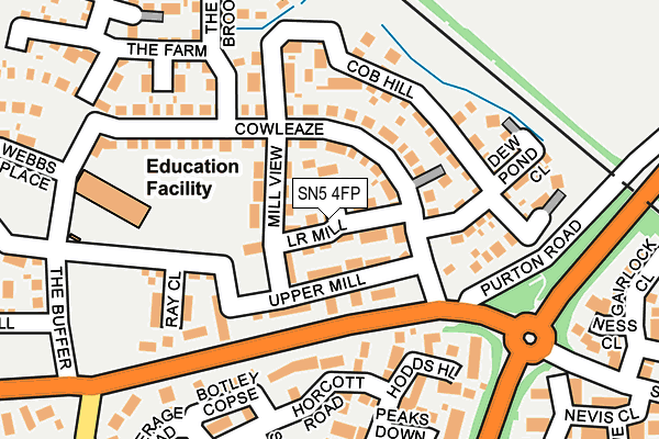 SN5 4FP map - OS OpenMap – Local (Ordnance Survey)