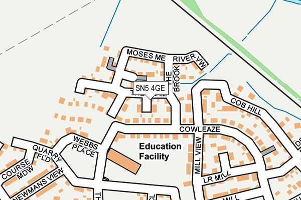 SN5 4GE map - OS OpenMap – Local (Ordnance Survey)