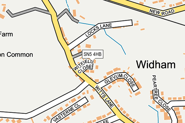 SN5 4HB map - OS OpenMap – Local (Ordnance Survey)