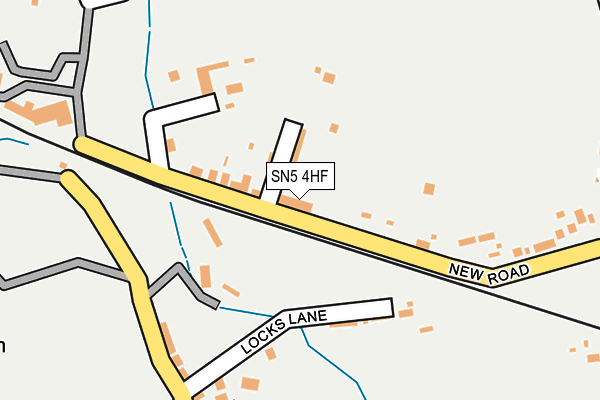 SN5 4HF map - OS OpenMap – Local (Ordnance Survey)