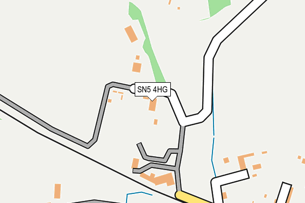 SN5 4HG map - OS OpenMap – Local (Ordnance Survey)