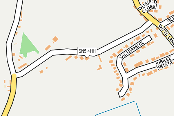 SN5 4HH map - OS OpenMap – Local (Ordnance Survey)
