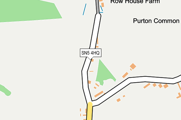 SN5 4HQ map - OS OpenMap – Local (Ordnance Survey)