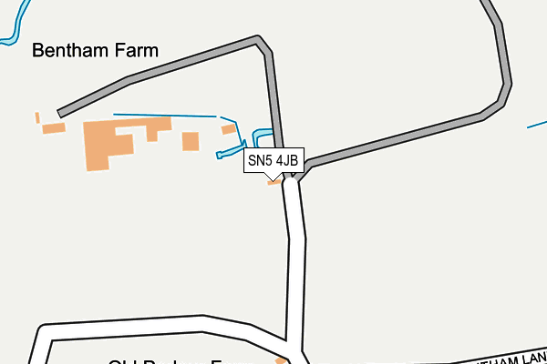 SN5 4JB map - OS OpenMap – Local (Ordnance Survey)