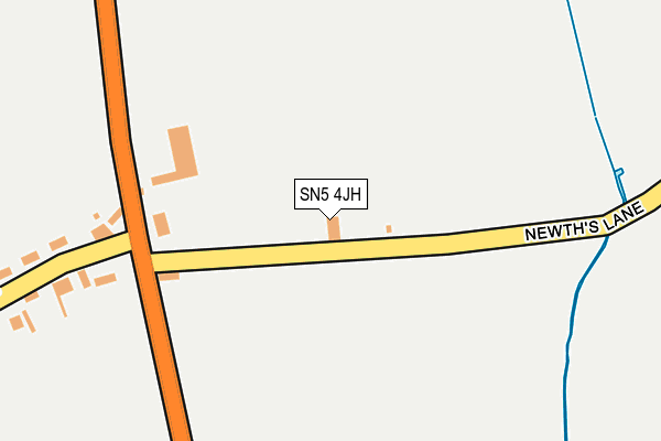 SN5 4JH map - OS OpenMap – Local (Ordnance Survey)