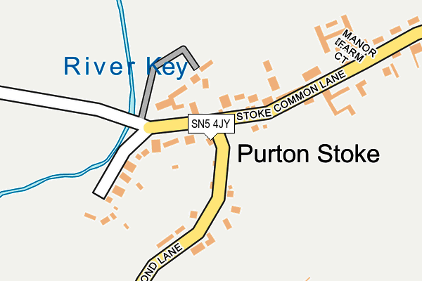 SN5 4JY map - OS OpenMap – Local (Ordnance Survey)