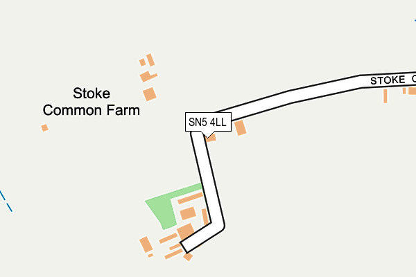 SN5 4LL map - OS OpenMap – Local (Ordnance Survey)