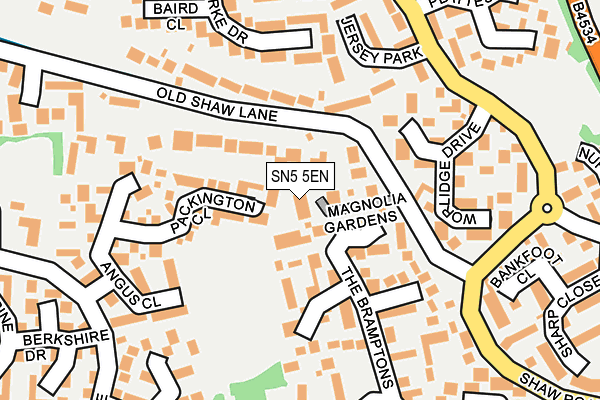 SN5 5EN map - OS OpenMap – Local (Ordnance Survey)