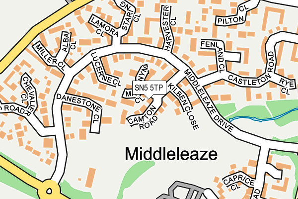 SN5 5TP map - OS OpenMap – Local (Ordnance Survey)