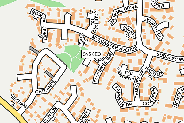 SN5 6EQ map - OS OpenMap – Local (Ordnance Survey)