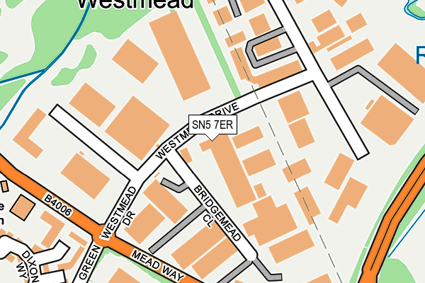 SN5 7ER map - OS OpenMap – Local (Ordnance Survey)