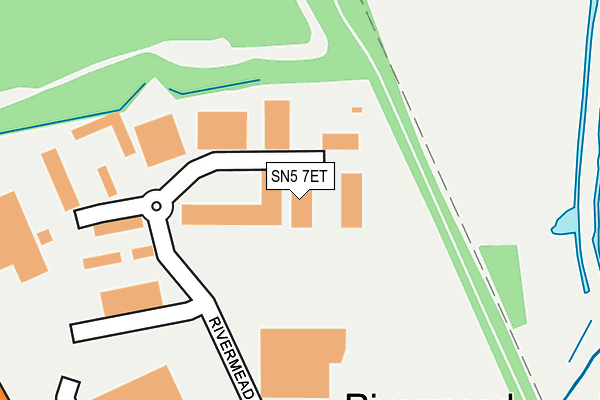 SN5 7ET map - OS OpenMap – Local (Ordnance Survey)