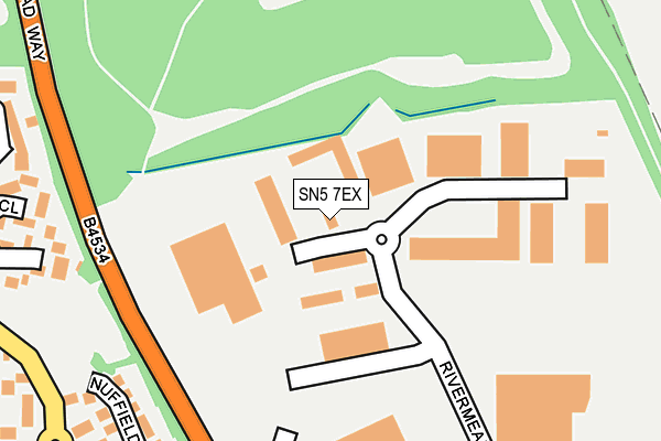 Map of ZOE RIDGWAY CONSULTING LIMITED at local scale