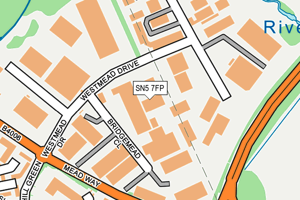SN5 7FP map - OS OpenMap – Local (Ordnance Survey)