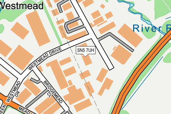 SN5 7UH map - OS OpenMap – Local (Ordnance Survey)