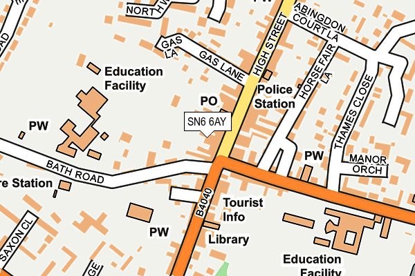 Map of LIBRARY32 LTD at local scale