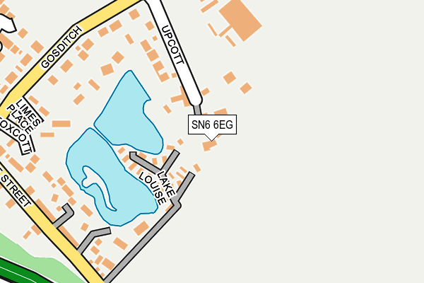 SN6 6EG map - OS OpenMap – Local (Ordnance Survey)