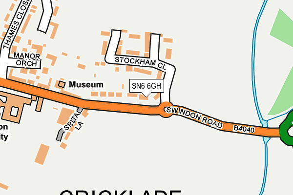 Map of STOCKHAM GARDENS MANAGEMENT COMPANY LIMITED at local scale