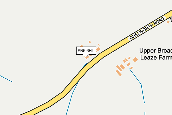 SN6 6HL map - OS OpenMap – Local (Ordnance Survey)