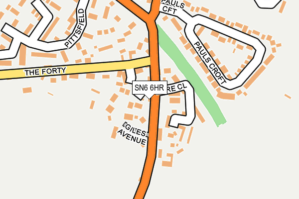 SN6 6HR map - OS OpenMap – Local (Ordnance Survey)