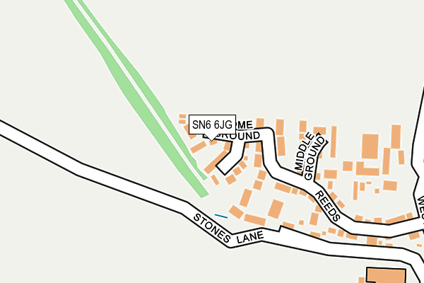 SN6 6JG map - OS OpenMap – Local (Ordnance Survey)