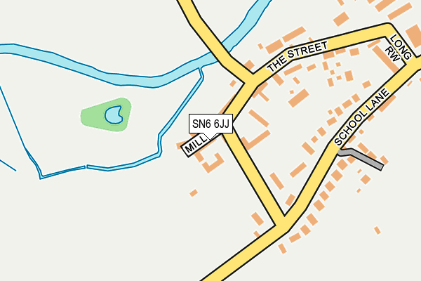 SN6 6JJ map - OS OpenMap – Local (Ordnance Survey)