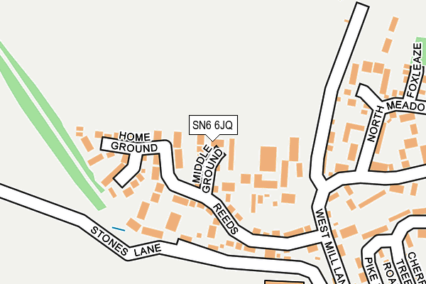 SN6 6JQ map - OS OpenMap – Local (Ordnance Survey)
