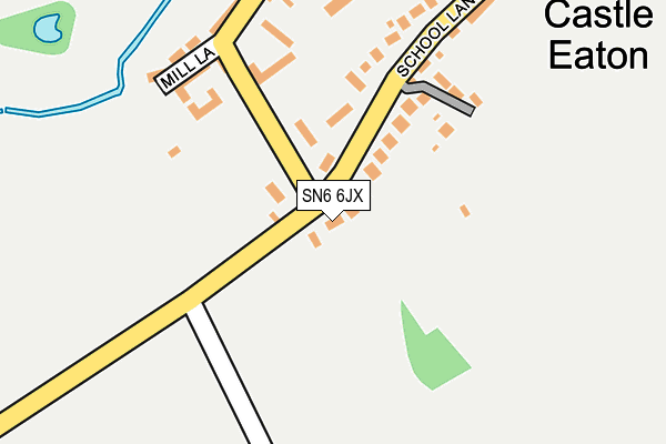 SN6 6JX map - OS OpenMap – Local (Ordnance Survey)