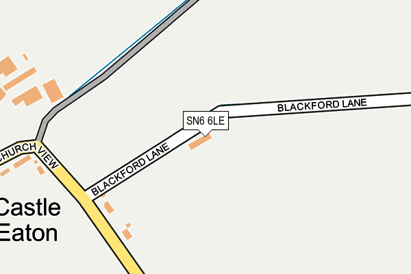 SN6 6LE map - OS OpenMap – Local (Ordnance Survey)