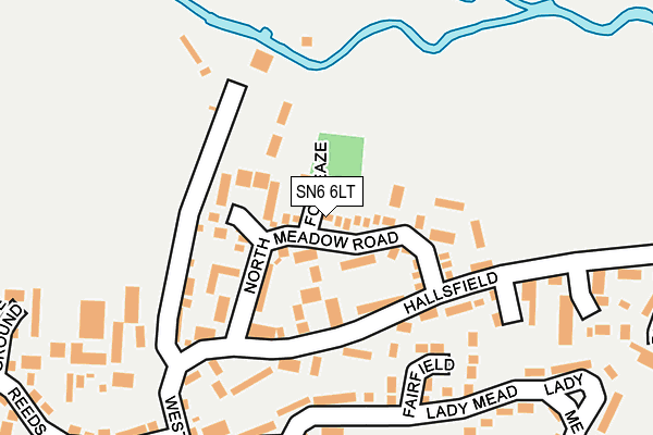 SN6 6LT map - OS OpenMap – Local (Ordnance Survey)