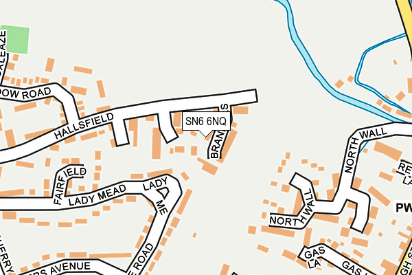 SN6 6NQ map - OS OpenMap – Local (Ordnance Survey)