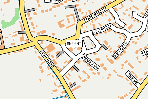 SN6 6NT map - OS OpenMap – Local (Ordnance Survey)