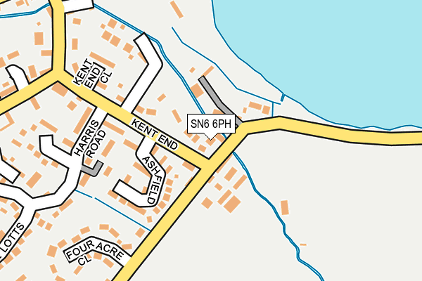 SN6 6PH map - OS OpenMap – Local (Ordnance Survey)