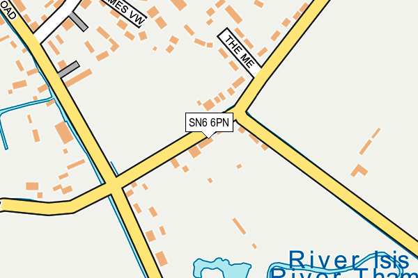 SN6 6PN map - OS OpenMap – Local (Ordnance Survey)