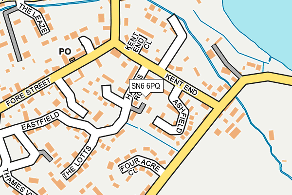 SN6 6PQ map - OS OpenMap – Local (Ordnance Survey)