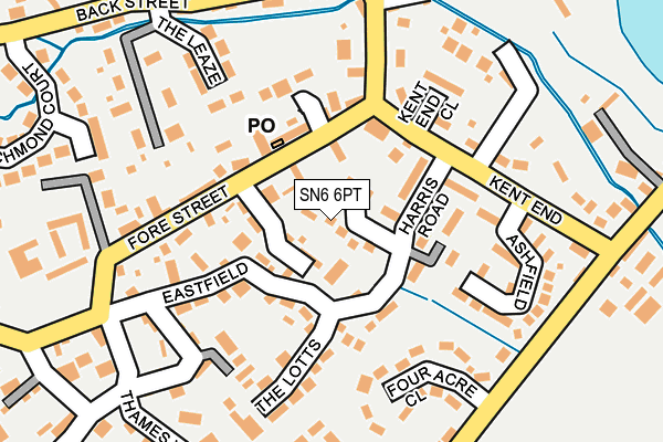 SN6 6PT map - OS OpenMap – Local (Ordnance Survey)