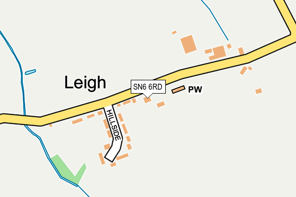 SN6 6RD map - OS OpenMap – Local (Ordnance Survey)