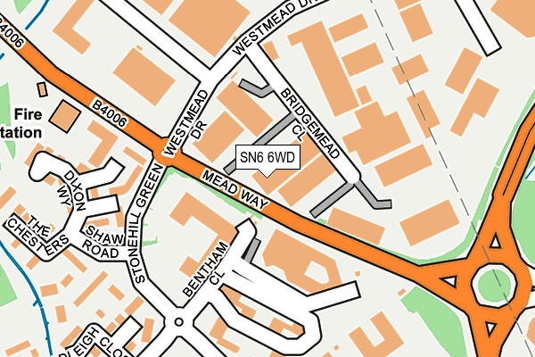 SN6 6WD map - OS OpenMap – Local (Ordnance Survey)