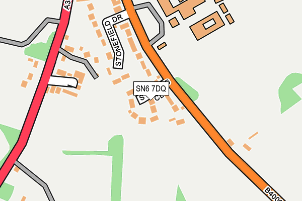 SN6 7DQ map - OS OpenMap – Local (Ordnance Survey)