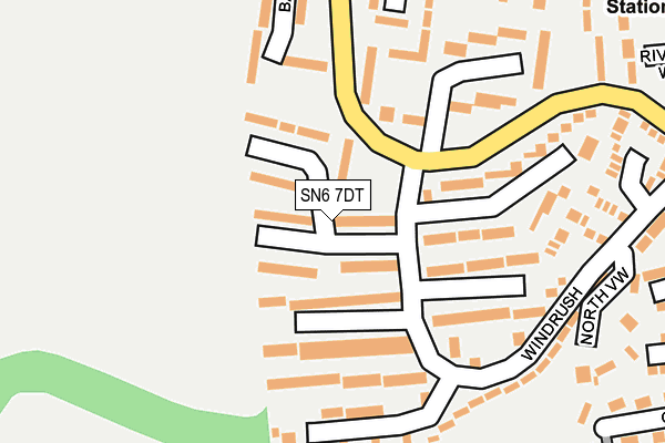 SN6 7DT map - OS OpenMap – Local (Ordnance Survey)