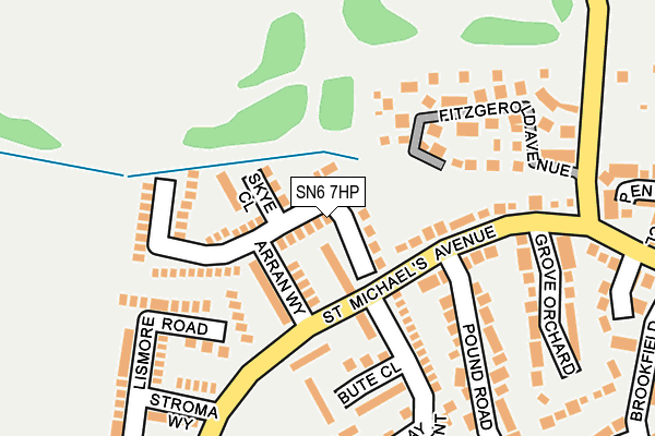 SN6 7HP map - OS OpenMap – Local (Ordnance Survey)