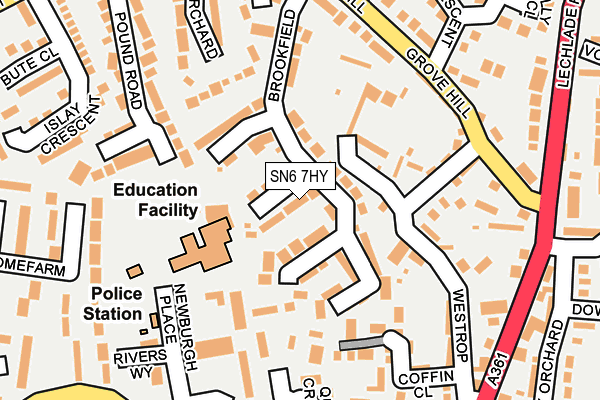 SN6 7HY map - OS OpenMap – Local (Ordnance Survey)