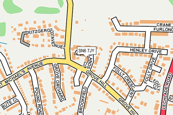 SN6 7JY map - OS OpenMap – Local (Ordnance Survey)