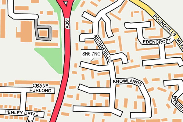 SN6 7NG map - OS OpenMap – Local (Ordnance Survey)