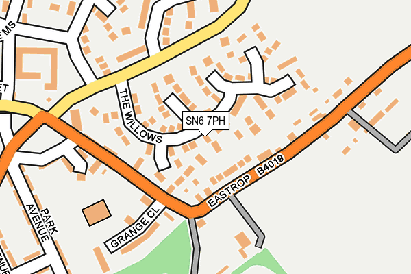 SN6 7PH map - OS OpenMap – Local (Ordnance Survey)