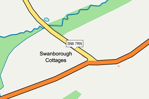 SN6 7RN map - OS OpenMap – Local (Ordnance Survey)