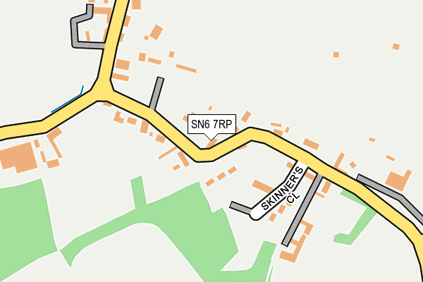 SN6 7RP map - OS OpenMap – Local (Ordnance Survey)