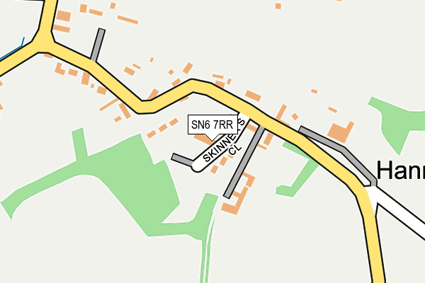 SN6 7RR map - OS OpenMap – Local (Ordnance Survey)